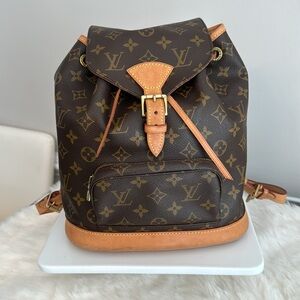 💯 Authentic Louis Vuitton Monogram Montsouris MM W/ Dust Bag